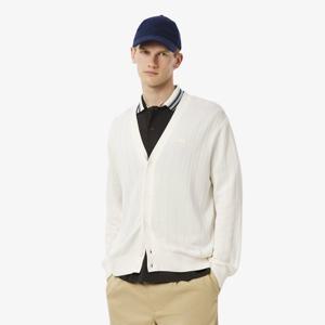 라코스테 공식 남성 코튼 립 가디건 AH5338-55N 70V