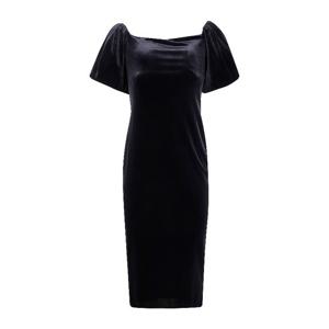 랄프로렌 스퀘어넥 퍼프 슬리브 벨벳 원피스 253P03431 001