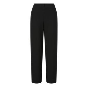 닥스 여성 24FW 스트레이트핏 블랙 솔리드 히든 뒷밴딩 슬랙스 DLPA4DE99BK