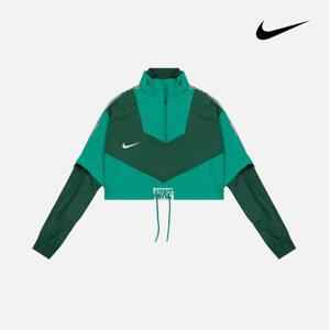 나이키 여성 크롭 트레이닝 반집업 자켓 FB8373-323