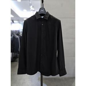 바쏘옴므 세이브존03 바쏘옴므 25 블랙 BAMBOO 베이직카라 스판 셔츠 WSAFZ5TD05A