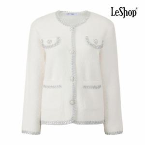 [르샵] 실버 스팽글 포그니 니트 가디건 (BPBKC008A)
