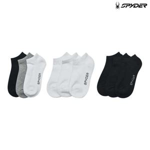 [스파이더] 남성 베이직 단목 양말 3PACK SPJPANSC123M