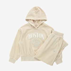 뉴발란스키즈트레이닝세트 RQJ NK9YE4813G-36 NBgC 벨로아 후드 변형 셋업