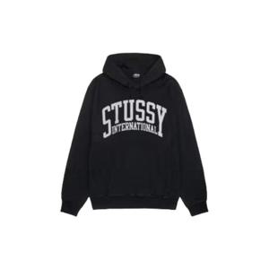 스투시 인터내셔널 로고 후드 블랙 1925003Black