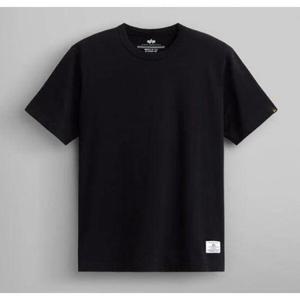 ALPHA INDUSTRIES 25 ESSENTIAL RELAXED TEE UTE54000PK BLACK 에센셜 릴렉스드 티셔츠