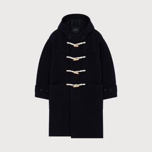 커버낫자켓 JQS CO2504CT01-DN 울 후드 더플코트 Dark Navy