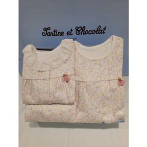 쇼콜라 라이내의우주복2종세트 (TNOWQX041O)쌍둥이여아겨울실내복출산백일선물