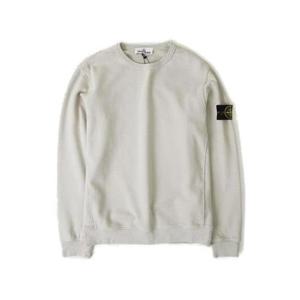 25 FW 스톤 아일랜드 레귤러 핏 와펜 크루넥 스웨트셔츠 화이트 K2S156100028SA020