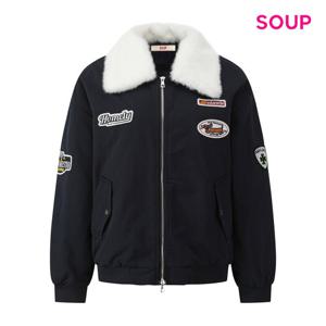 [숲]퍼 카라 누빔 항공 패딩 점퍼 (S5BJP02)