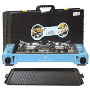 캠핑투버너 휴대용 캠핑 투버너 1P 전용불판 야외 차박 트윈버너