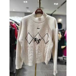 [르니앤맥코이] 리본 장식 니트 MN01KM600