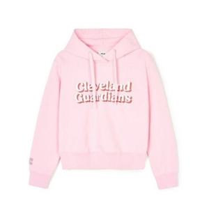 MLB후드티 RQC 3FHDV0241-45PKL 바시티 크롭 후드티