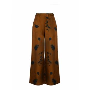 [MAX MARA] 라프리마 여성 캐주얼 Helga 팬츠 인 프린트 실크 25261360376E15 Brown /8