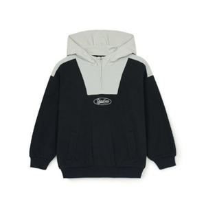 MLB키즈후드티 RQC 7AHDR0146-50BKS 데일리 아웃도어 우븐배색 기모 후드 뉴욕양키스