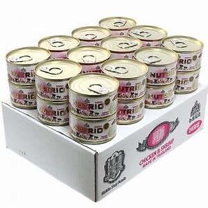 강아지캔 강아지 주식 캔 닭고기/새우 100g 24개 1박스 강아지간식