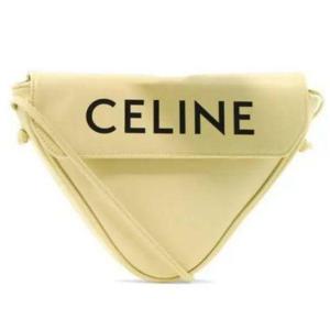 CELINE 셀린느 TRIANGLE BAG IN SMOOTH CALFSKIN WITH PRINT (195903DCS 11PY) (로고 트라이앵