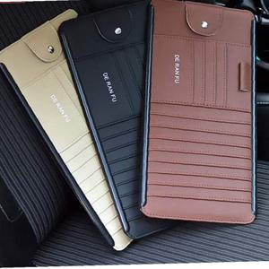 D24 프리미엄 가죽 CD바이저 카드포켓