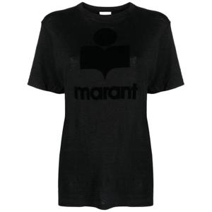 이자벨마랑 즈웰 리넨 티셔츠 블랙 TS0001FB A1N09E 01BK