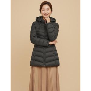 [꼼빠니아][꼼빠니아]후드 슬림 퀼팅 덕다운 점퍼-CW24IH0302080