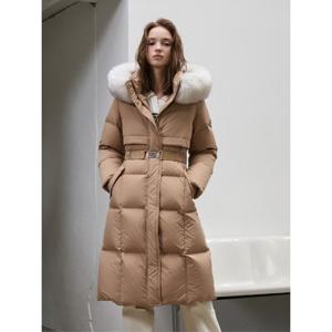 [에고이스트]버클 포인트 사가퍼 구스 롱 다운점퍼 ER4TD005