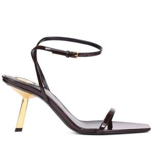 SAINT LAURENT 25 페이턴트 가죽 소재 LEE 샌들 (806657 1TV00 2226)