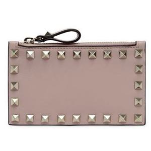 발렌티노 락스터드 가죽 카드지갑 QW1P0548BOL, PW2P0548BOL