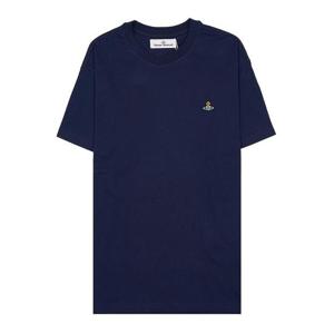 [비비안 웨스트우드] 남성 ORB 로고 코튼 티셔츠 3G010013 J001M K410