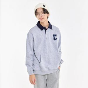 [에어워크주니어]구리모다남양주 A238B1336B기모카라티셔츠GN