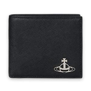 비비안웨스트우드 남성 ORB 로고 사피아노 반지갑(블랙) 5115002PM L001N N401