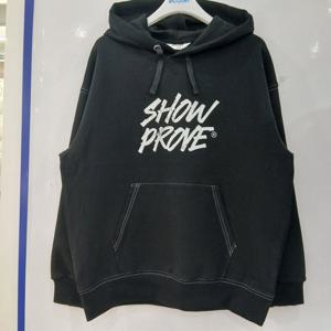 [에꼴리에][모다부평]배색 스티치 에어쿠션 후드티/26A0703BK_BP