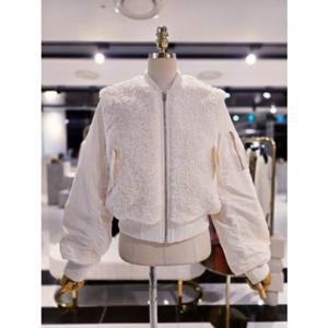 [에고이스트] ER4PZ961 페이크 퍼 믹스 소매 탈부착 점퍼 (25년 겨울)