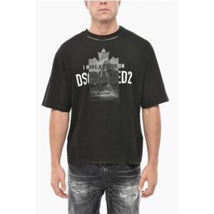 디스퀘어드2 반팔 티셔츠 S74GD1405 S24583 900 Black