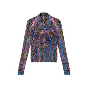 25 FW 베르사체 파이톤 프린트 셔츠 10226321A16743 TP445143623