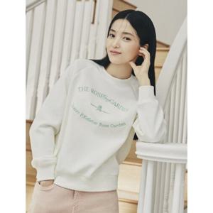 [폴햄]여성 더블니트 자수 래글런 크롭 맨투맨 PHF1TR2210