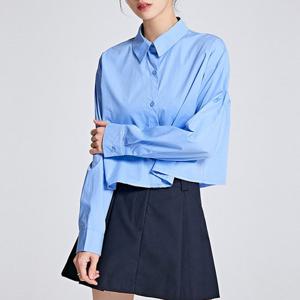 [스파오]크롭 코튼 셔츠 (SPYWC49G51-T)