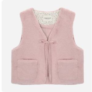 [써스데이아일랜드](T258MVT272W)소프트 퍼 베스트