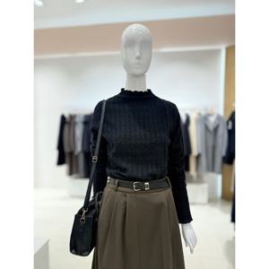 [숲]레이스짜임 하이넥 티셔츠  SBBLT301