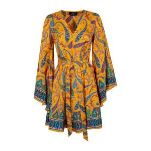 에트로 페이즐리 브이넥 미니 원피스 WRHA0523 AKG16 X0851