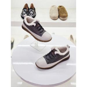 세레스 세이브존03 여성 등밴드 전체 퍼 안감 통굽 스니커즈(3cm) AGNR S80A-4