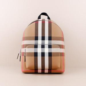 버버리 제프 하우스체크 캔버스 백팩 80845501