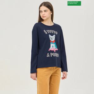 베네통 라켓 티셔츠 BATS57461