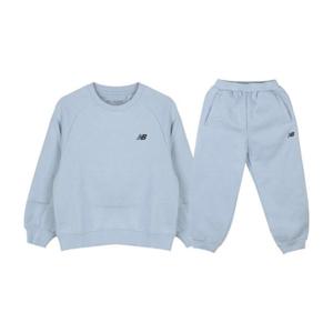 뉴발란스키즈트레이닝세트 RQJ NK9YFB412U-51 스몰로고 포인트 기모 스웨트셋업