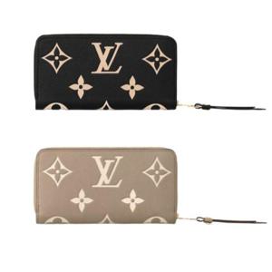 25SS 루이비통 지피 월릿 여성 장지갑 모노그램 앙프렝뜨 바이컬러 블랙 크렘 M69794 M80481