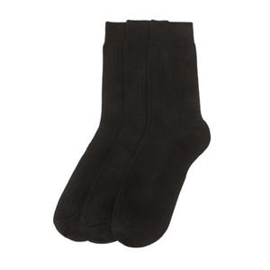 [질스튜어트 ACC] JUSS5F011BK [선물박스포장] 남성 블랙 골지 면혼방 장목양말 3종세트