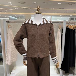 [밸리걸] 스트라이프 세일러 카라 가디건 614070