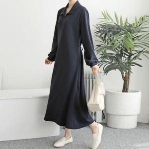 나야홍 / 아이우먼 누리카라넥리본원피스 ART697M510 빅사이즈