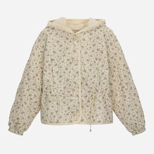 [써스데이아일랜드]플라워 패턴 후드 점퍼 T256MJP321W