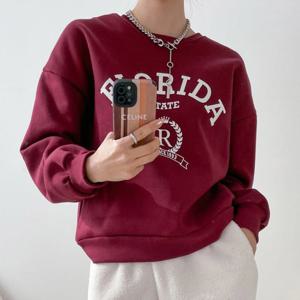 나야홍 / 아이우먼 알왕관기모쭈리맨투맨 MCV615M511 빅사이즈