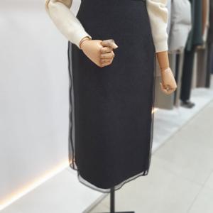 [잇미샤]텍스쳐 레이어드 스커트 ITOBWSK310